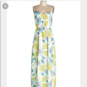 ModCloth watercolor exhibition dress 2